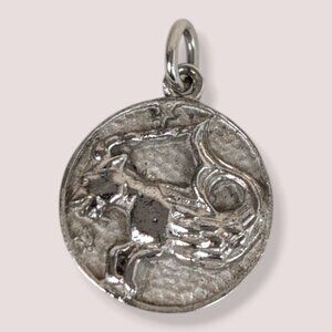 Vintage Sterling Capricorn Charm